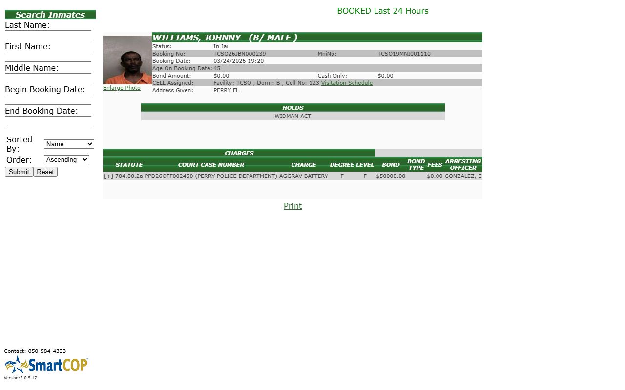 Taylor County Sheriff Jail View for Abilene busted mugshots