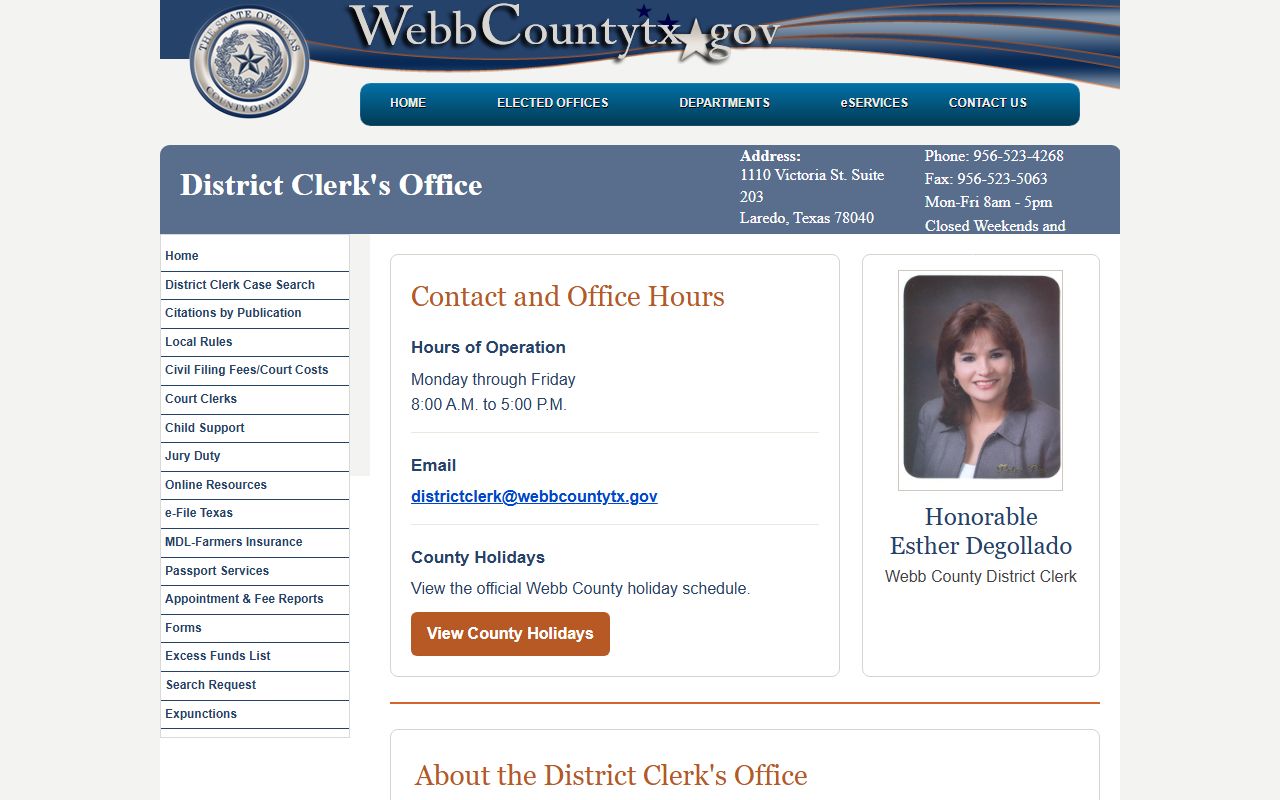 Laredo busted mugshots Webb County District Clerk