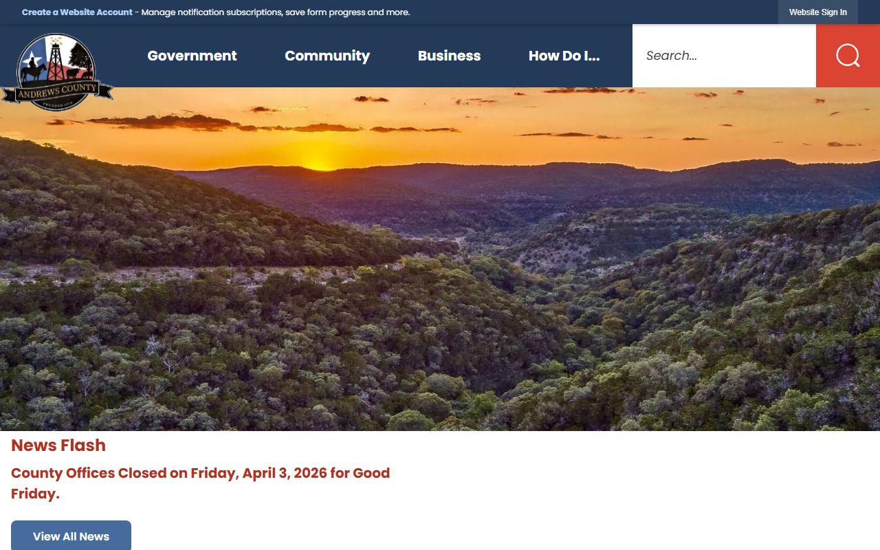 Andrews County busted mugshots Sheriff's Office website
