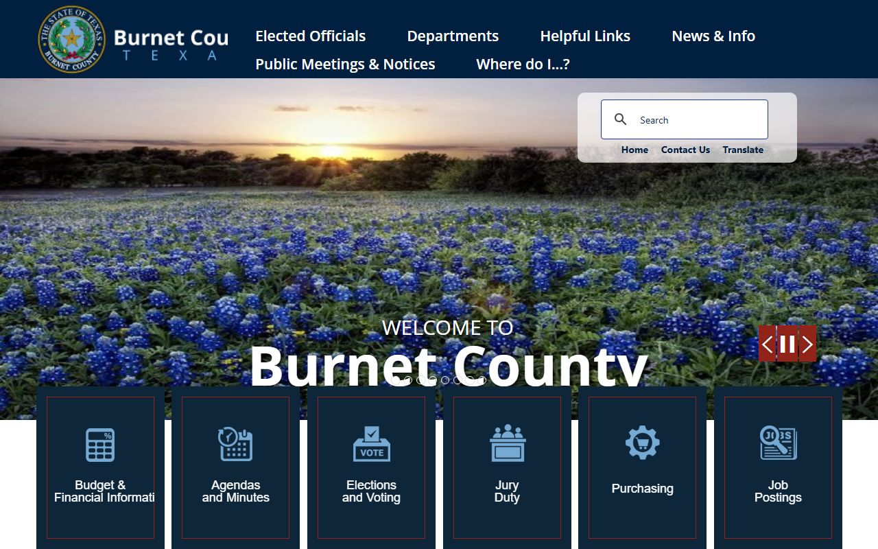 Burnet County busted mugshots Sheriff's Office website