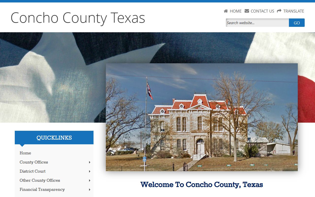 Concho County busted mugshots Sheriff's Office website