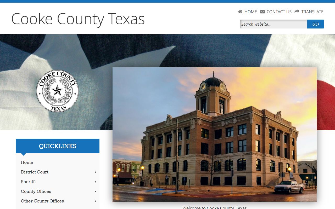Cooke County busted mugshots Sheriff's Office website