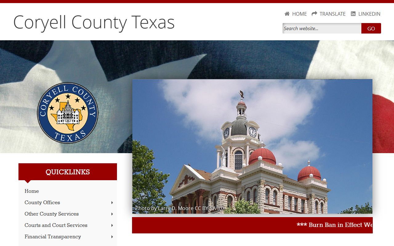 Coryell County busted mugshots Sheriff's Office website