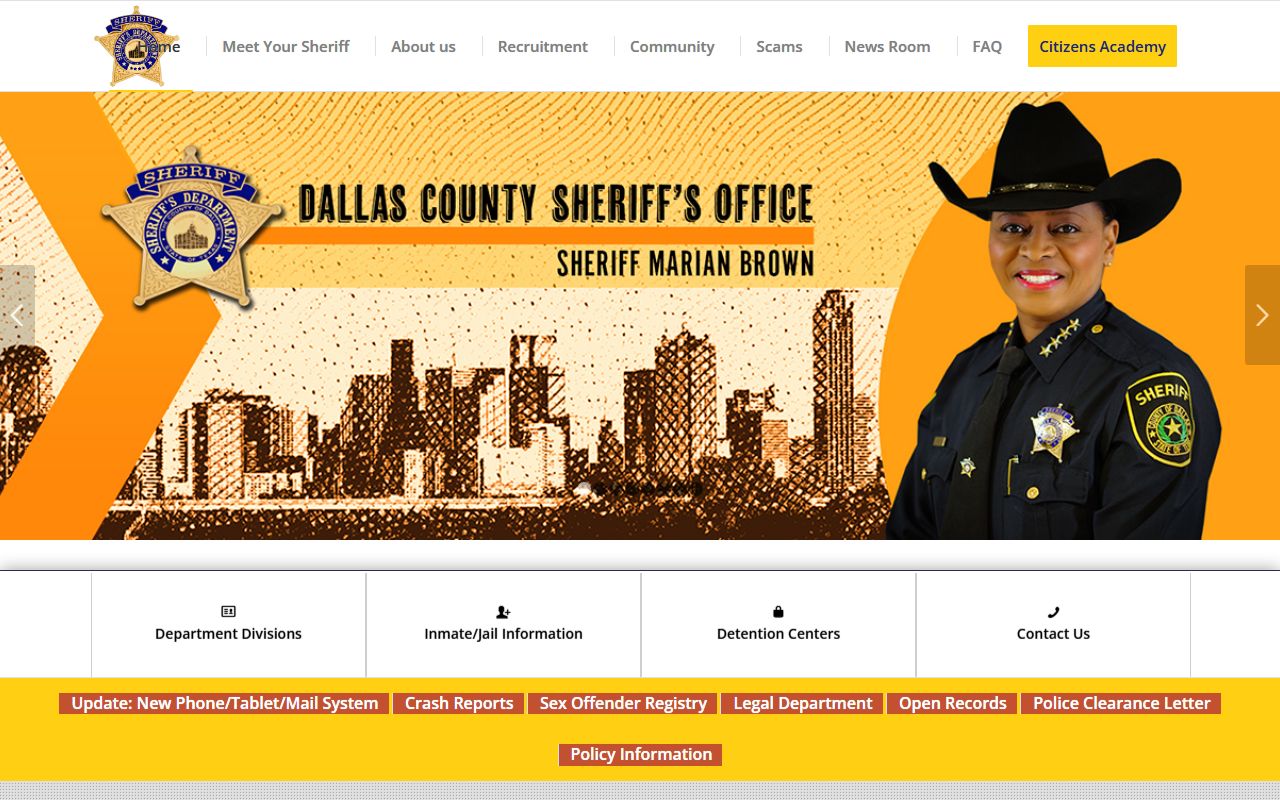 Dallas County busted mugshots inmate search portal