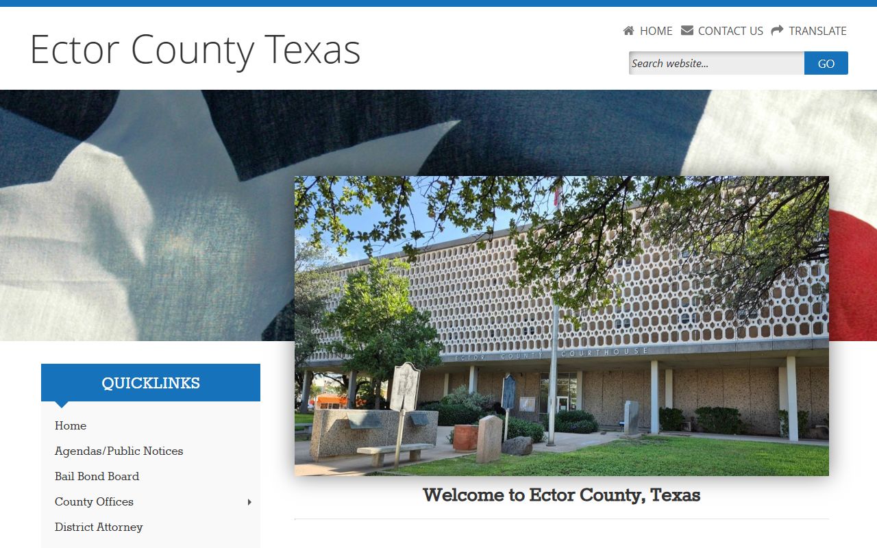 Ector County busted mugshots Sheriff's Office website