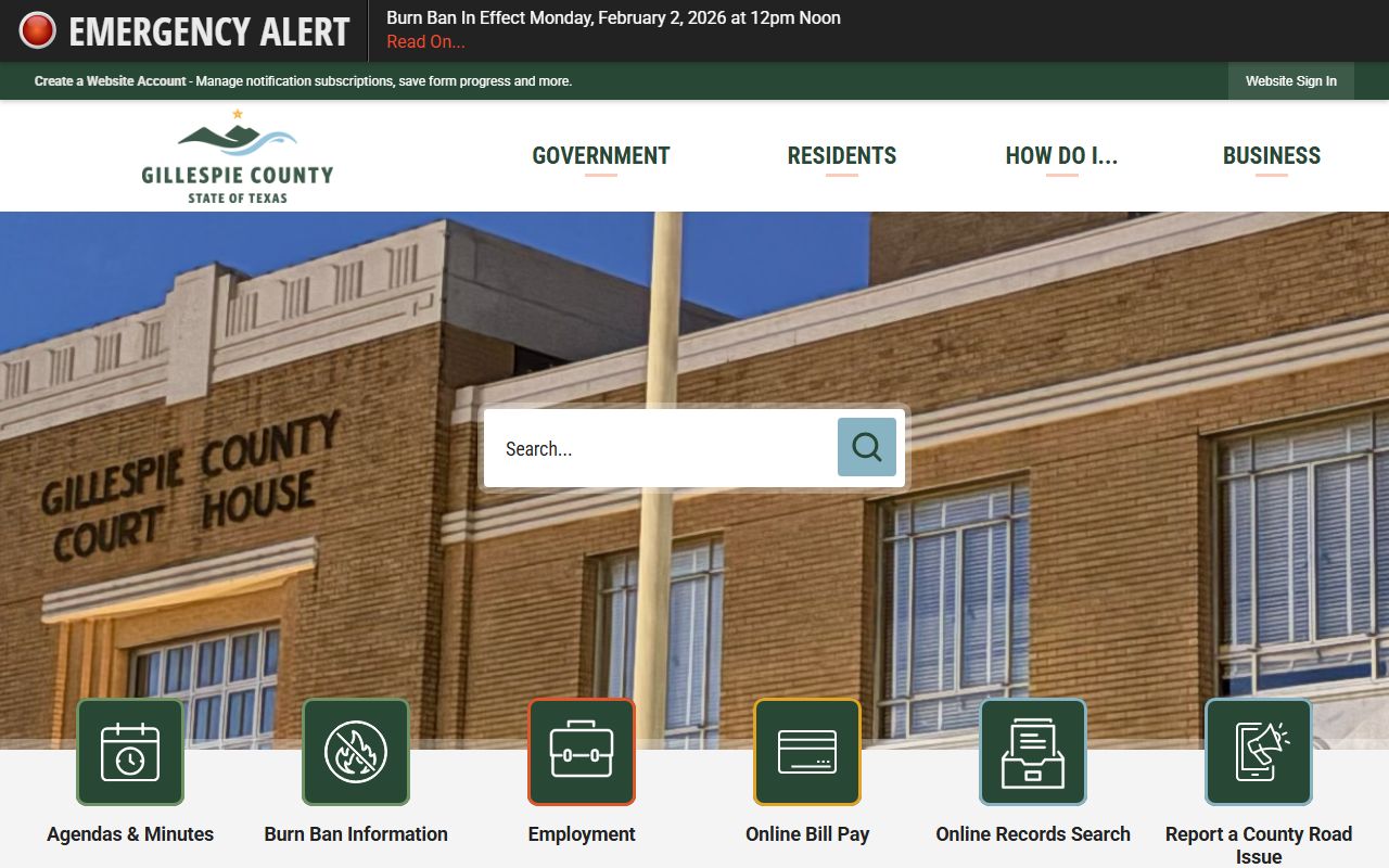 Gillespie County busted mugshots Sheriff's Office website