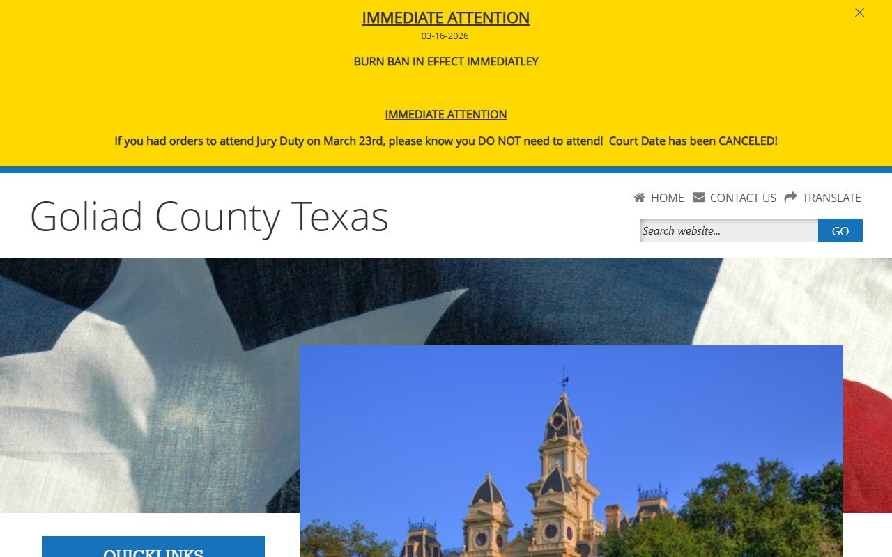 Goliad County busted mugshots Sheriff's Office website