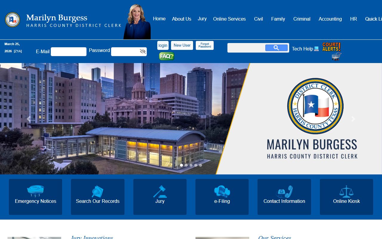 Harris County busted mugshots District Clerk case search
