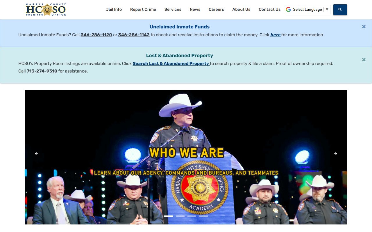 Harris County busted mugshots Sheriff's Office website