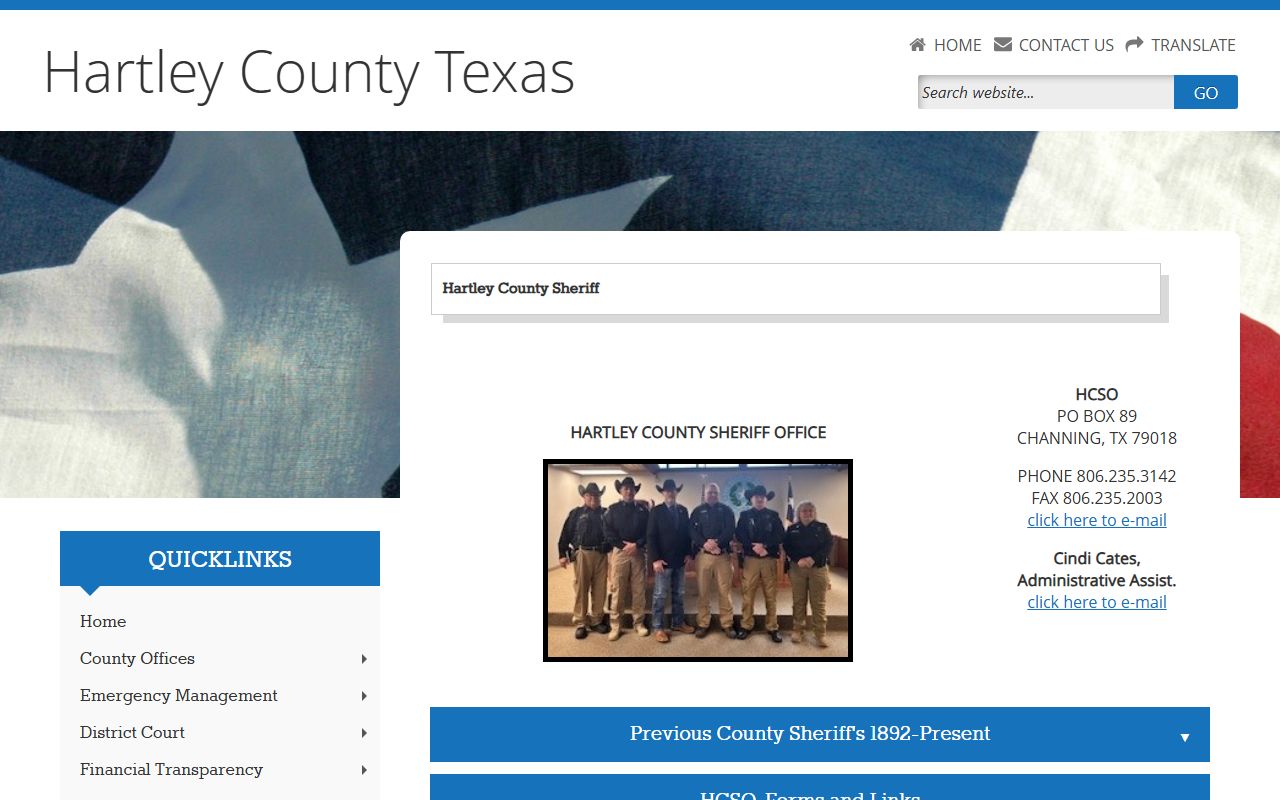 Hartley County busted mugshots jail in Channing