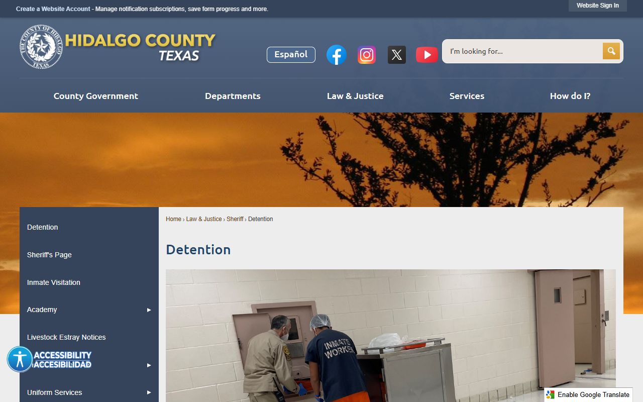 Hidalgo County busted mugshots detention center information