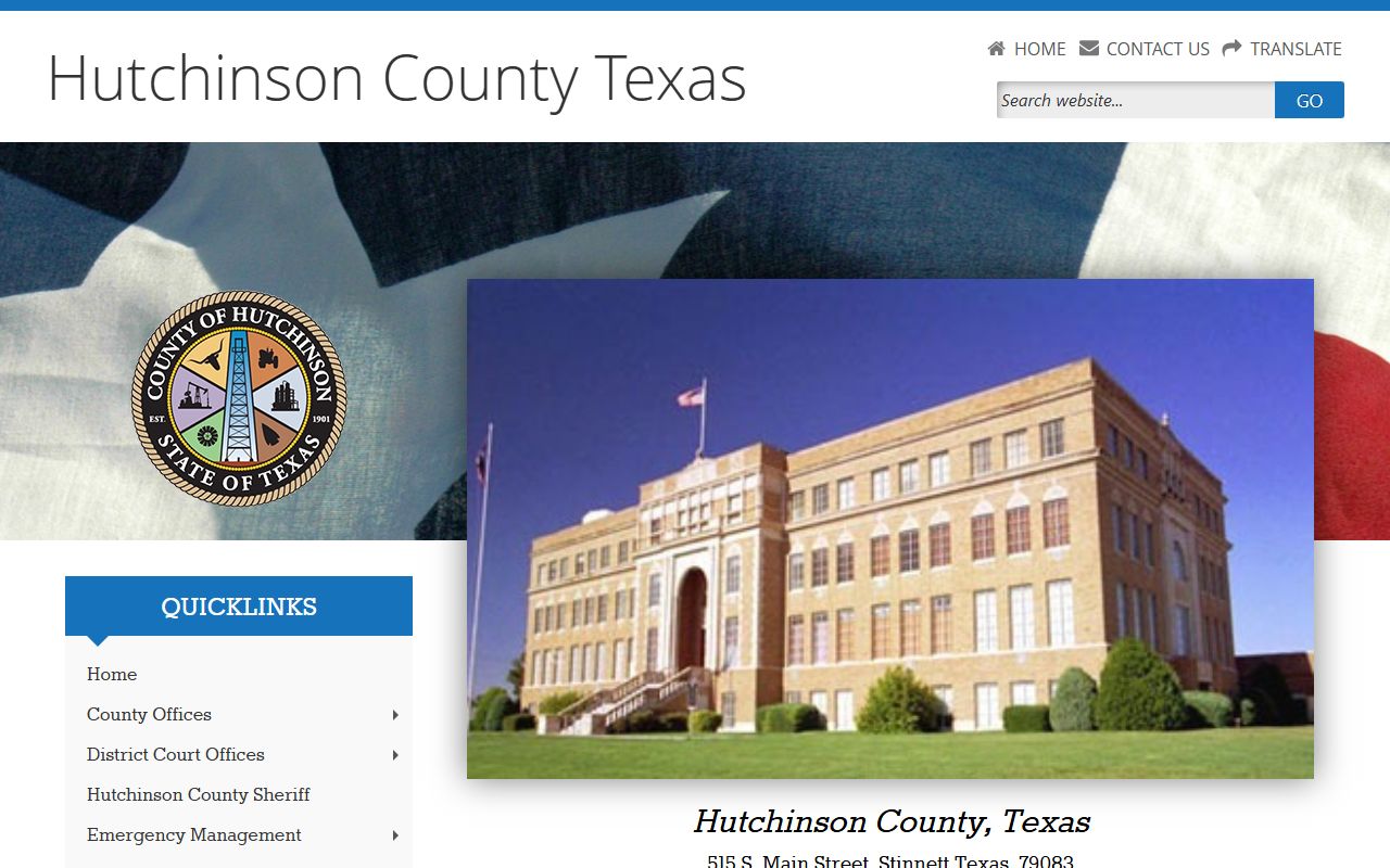 Hutchinson County busted mugshots Sheriff's Office website