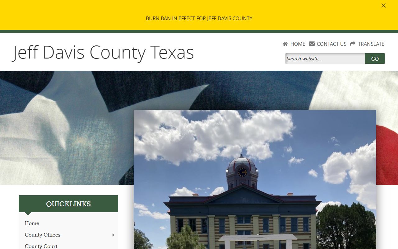 Jeff Davis County busted mugshots Sheriff's Office website