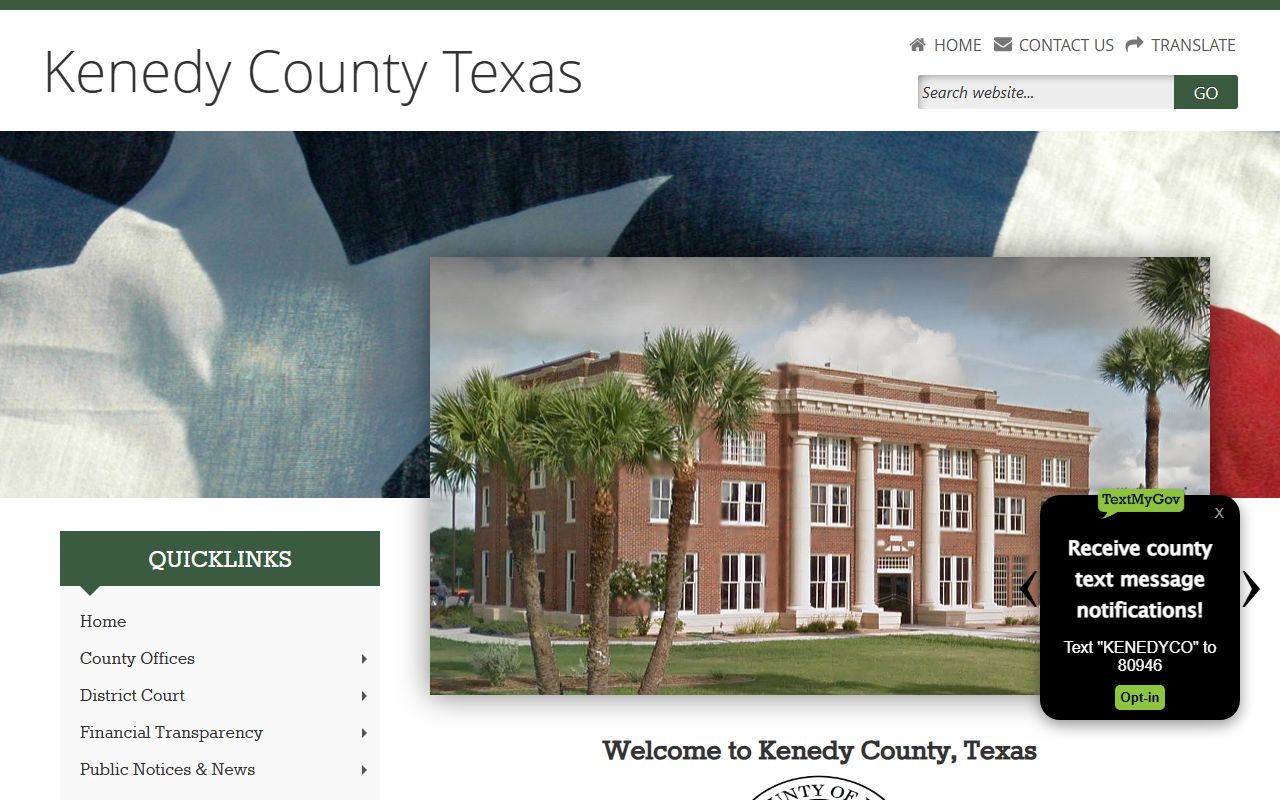 Kenedy County busted mugshots Sheriff's Office website