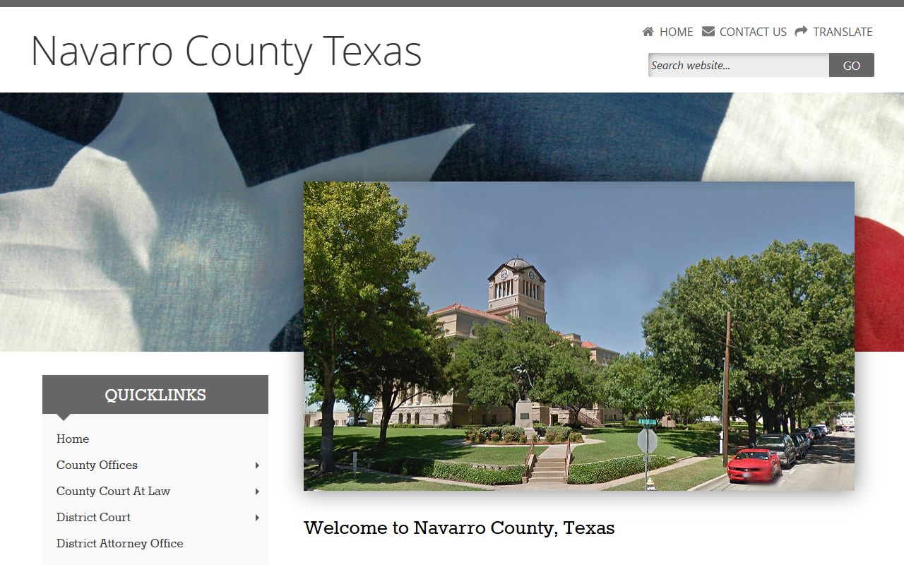 Navarro County busted mugshots county website