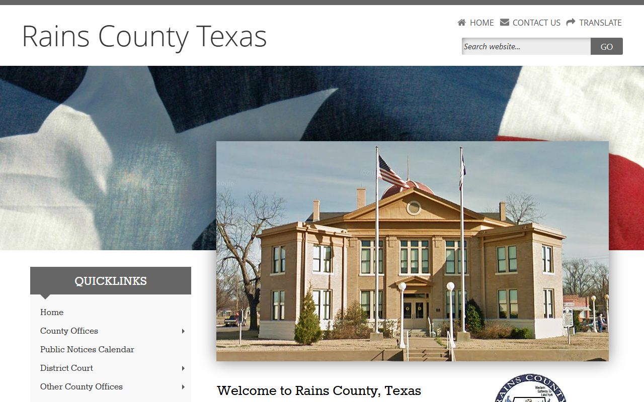 Rains County busted mugshots Sheriff's Office website