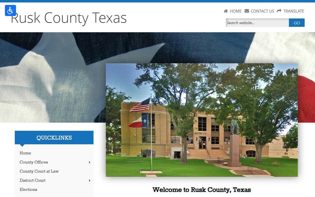Rusk County busted mugshots Sheriff's Office website