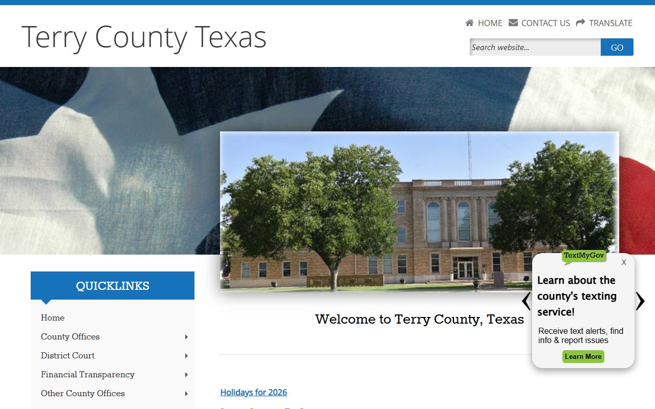 Terry County busted mugshots Sheriff's Office website