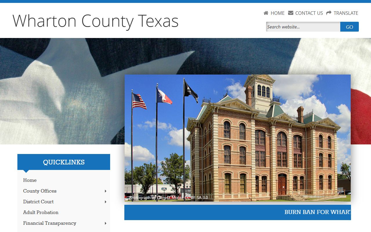 Wharton County busted mugshots Sheriff's Office website