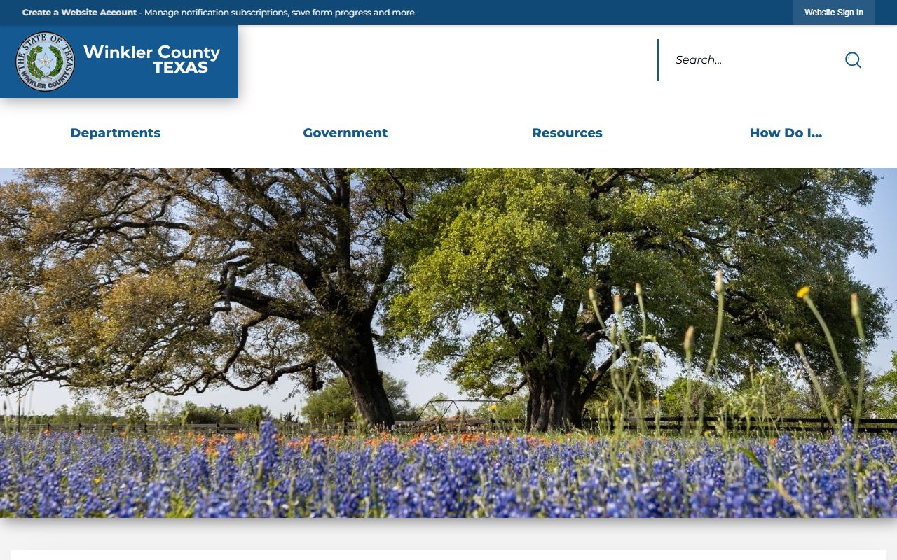 Winkler County busted mugshots Sheriff's Office website