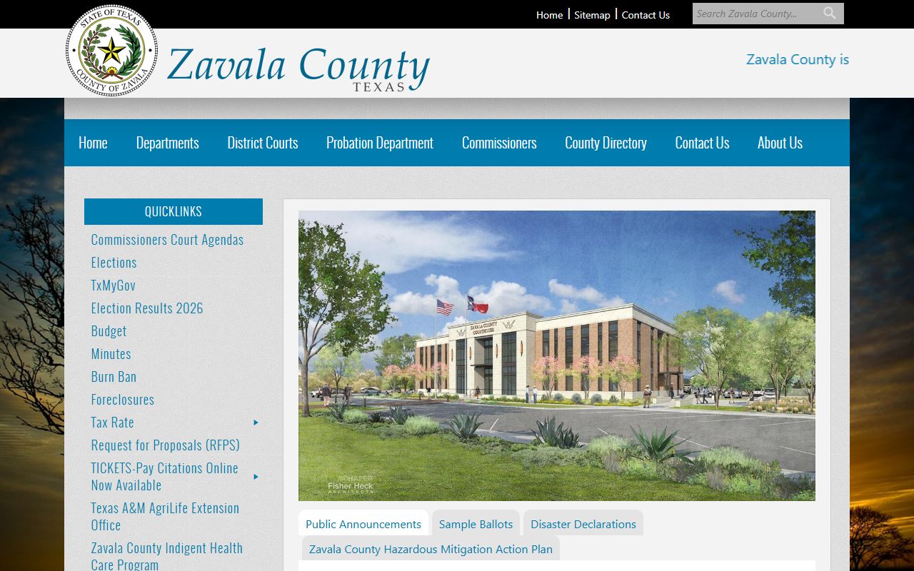 Zavala County busted mugshots Sheriff's Office website